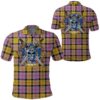 Clothing - Culloden Ancient Tartan Polo Shirt Celtic Scottish Warrior - Golf Shirt A7