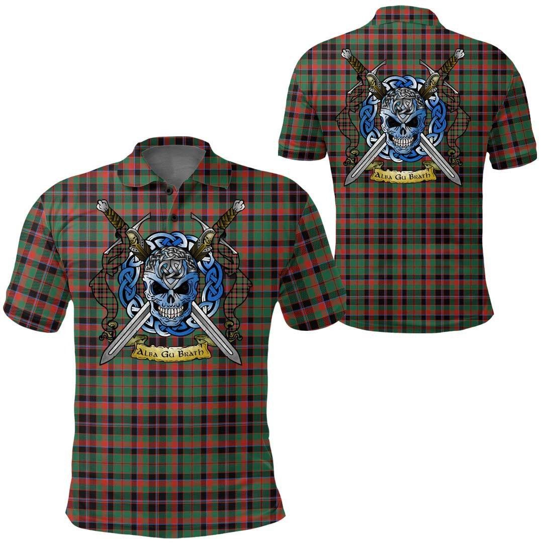 Clothing - Cumming Hunting Ancient Tartan Polo Shirt Celtic Scottish Warrior - Golf Shirt A7 Clothing - Cumming Hunting Ancient Tartan Polo Shirt Celtic Scottish Warrior - Golf Shirt A7
