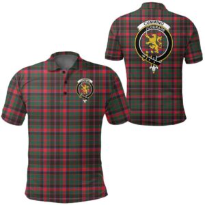 Clothing - Cumming Hunting Modern Clan Tartan Crest Polo Shirt A7