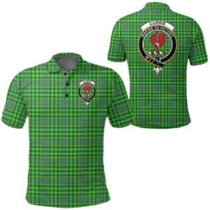 Clothing - Currie Clan Tartan Crest Polo Shirt A7