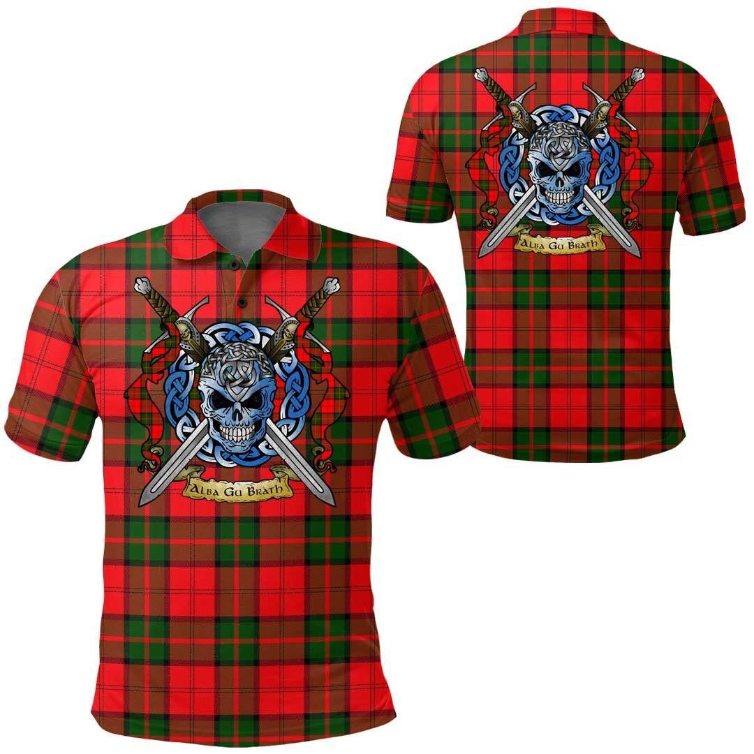 Clothing - Dunbar Modern Tartan Polo Shirt Celtic Scottish Warrior - Golf Shirt A7 Clothing - Dunbar Modern Tartan Polo Shirt Celtic Scottish Warrior - Golf Shirt A7