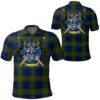 Clothing - Dundas Modern Tartan Polo Shirt Celtic Scottish Warrior - Golf Shirt A7