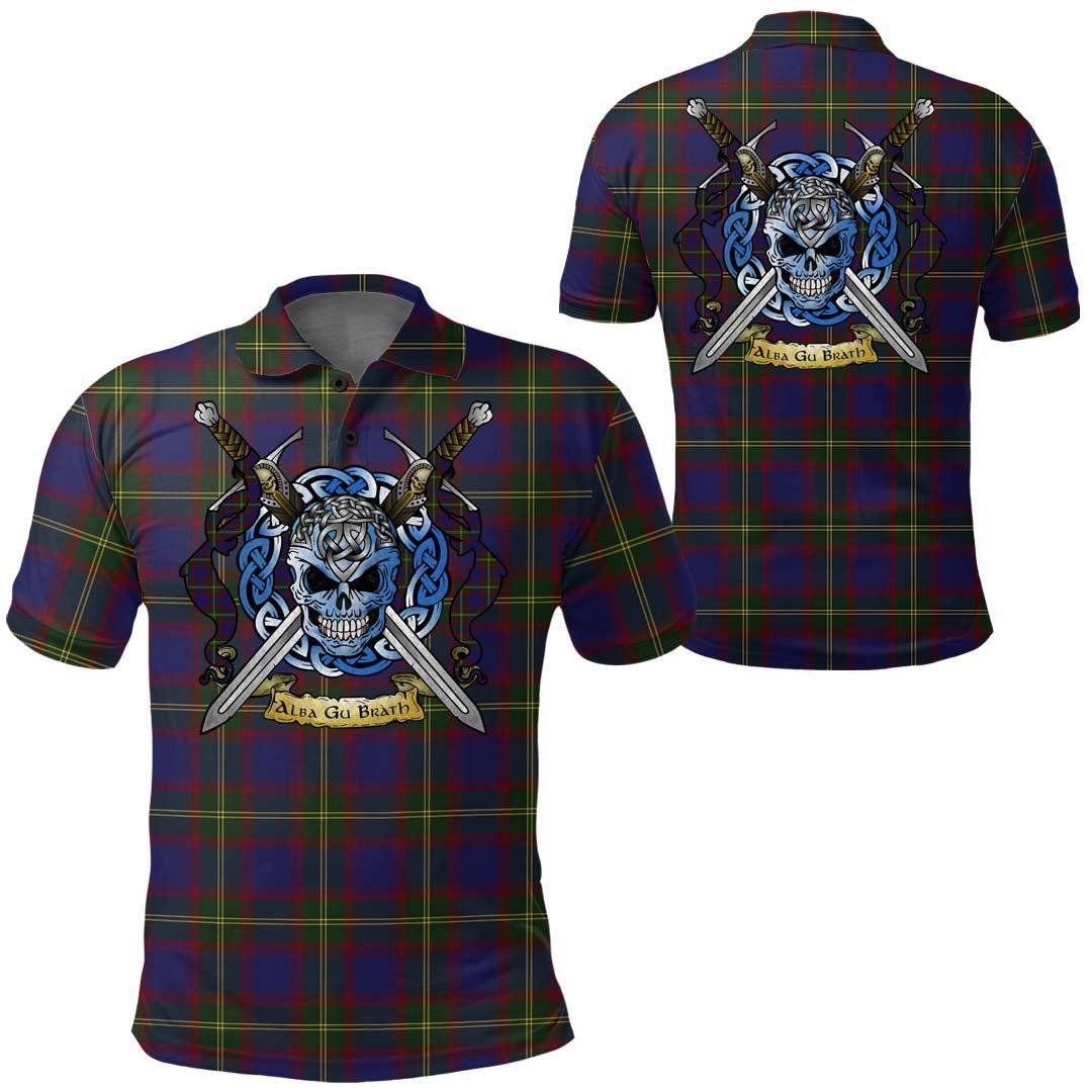 Clothing - Durie Tartan Polo Shirt Celtic Scottish Warrior - Golf Shirt A7 Clothing - Durie Tartan Polo Shirt Celtic Scottish Warrior - Golf Shirt A7