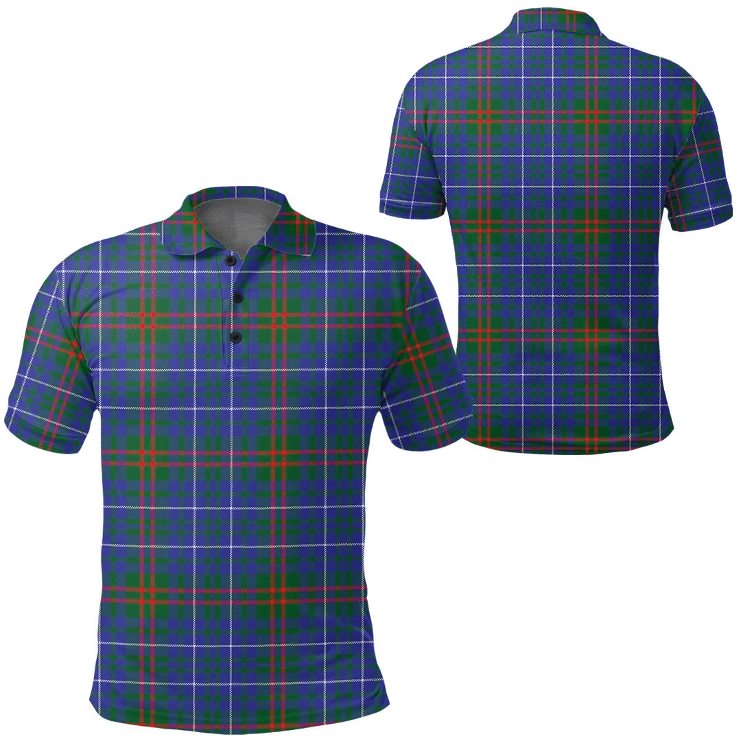Clothing - Edmonstone Tartan Polo Shirt A7 Clothing - Edmonstone Tartan Polo Shirt A7