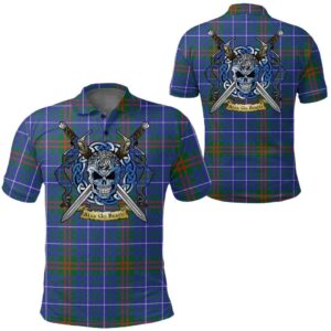 Clothing - Edmonstone Tartan Polo Shirt Celtic Scottish Warrior - Golf Shirt A7
