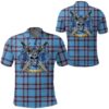 Clothing - Elliot Ancient Tartan Polo Shirt Celtic Scottish Warrior - Golf Shirt A7