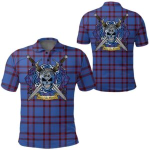 Clothing - Elliot Modern Tartan Polo Shirt Celtic Scottish Warrior - Golf Shirt A7