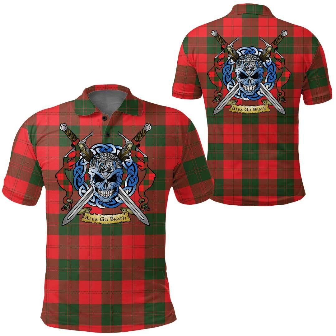 Clothing - Erskine Modern Tartan Polo Shirt Celtic Scottish Warrior - Golf Shirt A7 Clothing - Erskine Modern Tartan Polo Shirt Celtic Scottish Warrior - Golf Shirt A7