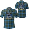 Clothing - Fergusson Ancient Tartan Polo Shirt Celtic Scottish Warrior - Golf Shirt A7