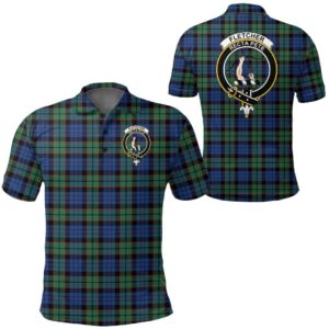 Clothing - Fletcher Ancient Clan Tartan Crest Polo Shirt A7