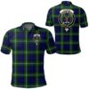 Clothing - Forbes Modern Clan Tartan Crest Polo Shirt A7