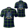 Clothing - Forbes Modern Tartan Polo Shirt Celtic Scottish Warrior - Golf Shirt A7
