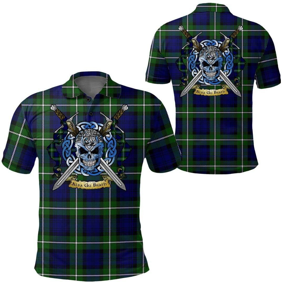 Clothing - Forbes Modern Tartan Polo Shirt Celtic Scottish Warrior - Golf Shirt A7 Clothing - Forbes Modern Tartan Polo Shirt Celtic Scottish Warrior - Golf Shirt A7