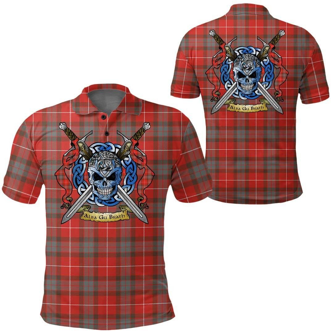 Clothing - Fraser Weathered Tartan Polo Shirt Celtic Scottish Warrior - Golf Shirt A7 Clothing - Fraser Weathered Tartan Polo Shirt Celtic Scottish Warrior - Golf Shirt A7