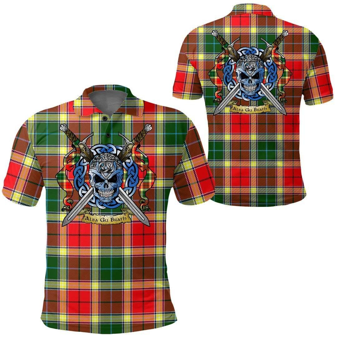 Clothing - Gibbs Tartan Polo Shirt Celtic Scottish Warrior - Golf Shirt A7 Clothing - Gibbs Tartan Polo Shirt Celtic Scottish Warrior - Golf Shirt A7