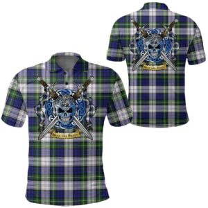Clothing - Gordon Dress Modern Tartan Polo Shirt Celtic Scottish Warrior - Golf Shirt A7