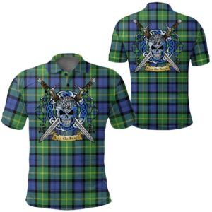 Clothing - Gordon Old Ancient Tartan Polo Shirt Celtic Scottish Warrior - Golf Shirt A7