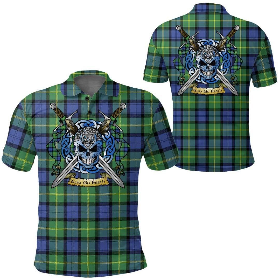 Clothing - Gordon Old Ancient Tartan Polo Shirt Celtic Scottish Warrior - Golf Shirt A7 Clothing - Gordon Old Ancient Tartan Polo Shirt Celtic Scottish Warrior - Golf Shirt A7