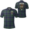 Clothing - Graham Of Montrose Modern Clan Tartan Crest Polo Shirt A7