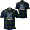 Clothing - Gunn Modern Tartan Polo Shirt Celtic Scottish Warrior - Golf Shirt A7