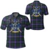 Clothing - Guthrie Modern Tartan Polo Shirt Celtic Scottish Warrior - Golf Shirt A7