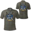 Clothing - Haig Check Tartan Polo Shirt Celtic Scottish Warrior - Golf Shirt A7