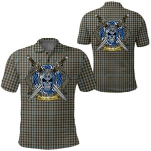 Clothing - Haig Check Tartan Polo Shirt Celtic Scottish Warrior - Golf Shirt A7