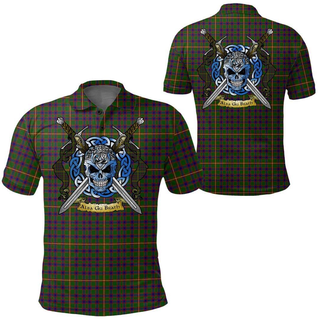 Clothing - Hall Tartan Polo Shirt Celtic Scottish Warrior - Golf Shirt A7 Clothing - Hall Tartan Polo Shirt Celtic Scottish Warrior - Golf Shirt A7