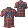 Clothing - Hamilton Ancient Tartan Polo Shirt Celtic Scottish Warrior - Golf Shirt A7