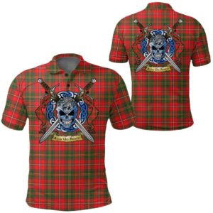 Clothing - Hay Modern Tartan Polo Shirt Celtic Scottish Warrior - Golf Shirt A7