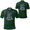 Clothing - Henderson Modern Tartan Polo Shirt Celtic Scottish Warrior - Golf Shirt A7