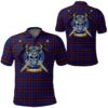 Clothing - Home Modern Tartan Polo Shirt Celtic Scottish Warrior - Golf Shirt A7