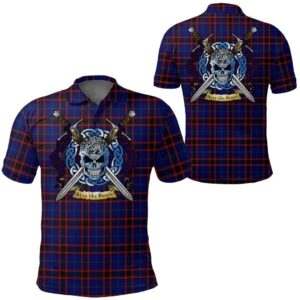 Clothing - Home Modern Tartan Polo Shirt Celtic Scottish Warrior - Golf Shirt A7