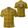 Clothing - Houston Clan Tartan Crest Polo Shirt A7