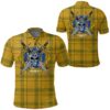 Clothing - Houston Tartan Polo Shirt Celtic Scottish Warrior - Golf Shirt A7