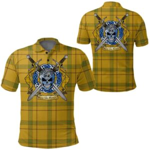 Clothing - Houston Tartan Polo Shirt Celtic Scottish Warrior - Golf Shirt A7