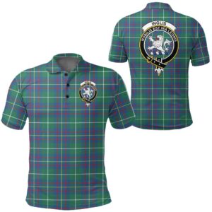 Clothing - Inglis Ancient Clan Tartan Crest Polo Shirt A7