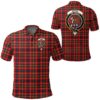 Clothing - Innes Modern Clan Tartan Crest Polo Shirt A7