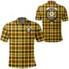 Clothing - Jardine Clan Tartan Crest Polo Shirt A7