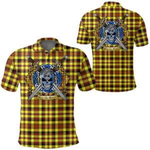 Clothing - Jardine Tartan Polo Shirt Celtic Scottish Warrior - Golf Shirt A7