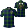Clothing - Johnston Modern Clan Tartan Crest Polo Shirt A7