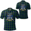 Clothing - Johnston Modern Tartan Polo Shirt Celtic Scottish Warrior - Golf Shirt A7