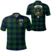 Clothing - Keith Modern Clan Tartan Crest Polo Shirt A7