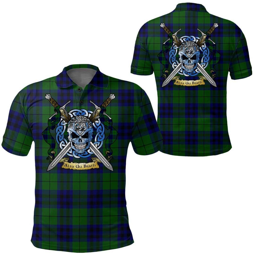 Clothing - Keith Modern Tartan Polo Shirt Celtic Scottish Warrior - Golf Shirt A7 Clothing - Keith Modern Tartan Polo Shirt Celtic Scottish Warrior - Golf Shirt A7