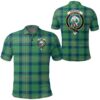 Clothing - Kennedy Ancient Clan Tartan Crest Polo Shirt A7