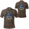 Clothing - Kennedy Weathered Tartan Polo Shirt Celtic Scottish Warrior - Golf Shirt A7