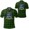 Clothing - Kincaid Modern Tartan Polo Shirt Celtic Scottish Warrior - Golf Shirt A7