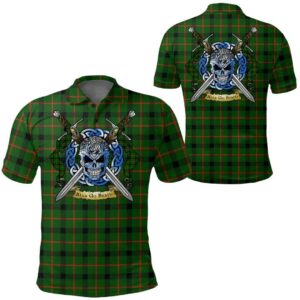 Clothing - Kincaid Modern Tartan Polo Shirt Celtic Scottish Warrior - Golf Shirt A7