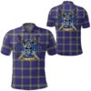 Clothing - Kinnaird Tartan Polo Shirt Celtic Scottish Warrior - Golf Shirt A7