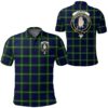 Clothing - Lamont Modern Clan Tartan Crest Polo Shirt A7